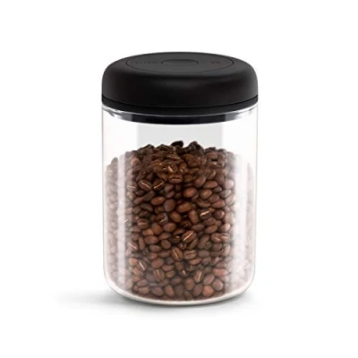 Imagen de Fellow Recipiente de vacío para almacenamiento café y alimentos, bomba integrada, sello hermético 1,2 litros Vaso transparente