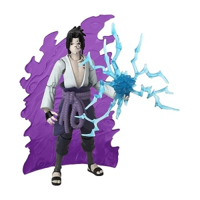 Imagen de BANDAI Anime Heroes Naruto Figura de acción Sasuke Uchiha 17 cm con Manos y Accesorios adicionales Shippuden Figuras para niños niñas