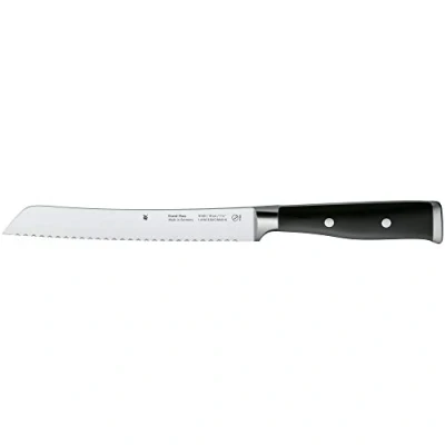 Imagen de WMF Grand Class Cuchillo Pan, Hoja de Acero Especial Forjado, Negro