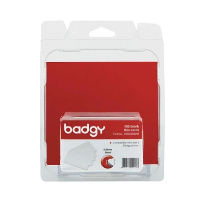 Imagen de Evolis Badgy tarjetas de plástico 0,50 mm (100 unidades)
