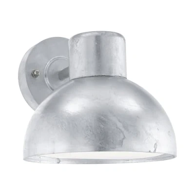 Imagen de Eglo ENTRIMO Outdoor wall lighting E27 Zinc, Iluminación al aire libre, lighting, de plástico, Zinc acero, IP44, Blanco, I