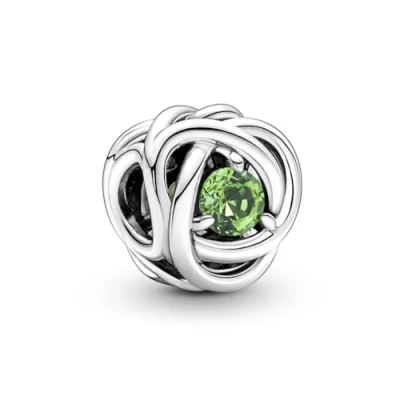 Imagen de Pandora Moments Pulsera con cadena de serpiente chapada en oro 14 quilates cierre forma corazón y barra T, 20