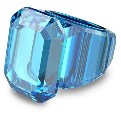 Imagen de Swarovski Anillo de cóctel Lucent, Azul, 55