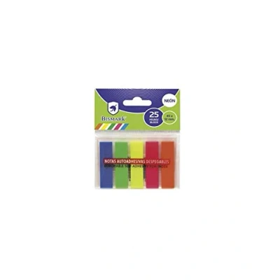 Imagen de Banderitas Adhesivas Bismark 5 Colores Neon