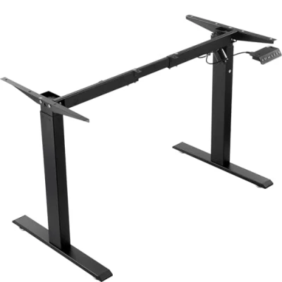 Imagen de VEVOR Marco de Escritorio Pie Altura Ajustable 70 117 cm Patas Eléctricas para Longitud 90 135 Base Ergonómica Estación Trabajo Hogar, Oficina, Solo Marco, Negro