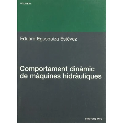 Imagen de Comportament dinàmic de màquines hidràuliques: 144 (Politext)