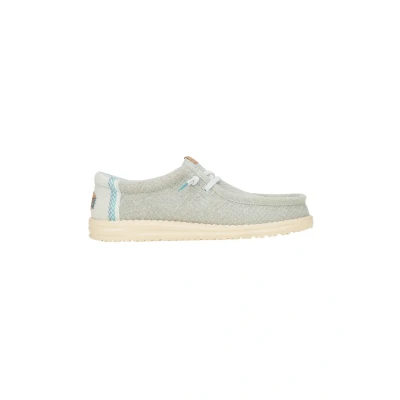Imagen de HEYDUDE Wally Jute Zapatos Estilo Mocasín para Hombre, Cloud Blue/Dawn Blue, 45