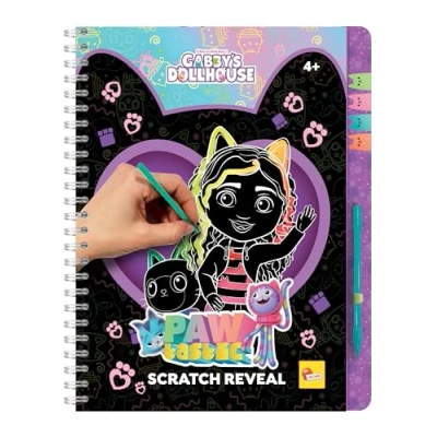 Imagen de Gabby&#039;s dollhouse sketchbook pawtastic scratch reveal in display 12