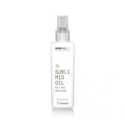 Imagen de Framesi New Morphosis Hair Treatment Line Sublimis Oil All Day Emulsion 150 ml