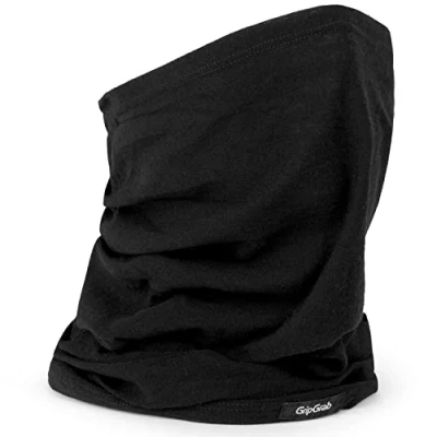 Imagen de GripGrab Braga de Cuello Multifuncional Calentadores Babeza, Unisex Adult, Negro, Talla Única