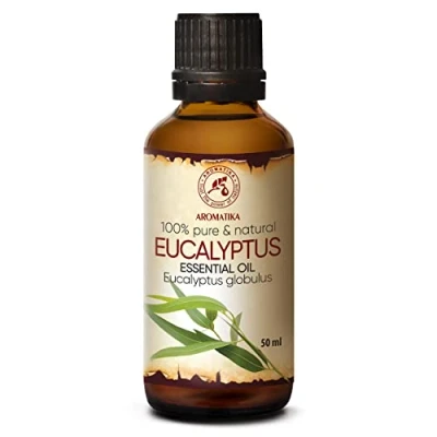 Imagen de Aceite Esencial de Eucalipto 50ml Eucalyptus Globulus 100% Puro y Natural Utiliza para Aliviar Tensión Relajarse Mejor Belleza SPA Baño Sauna Aromaterapia Masaje