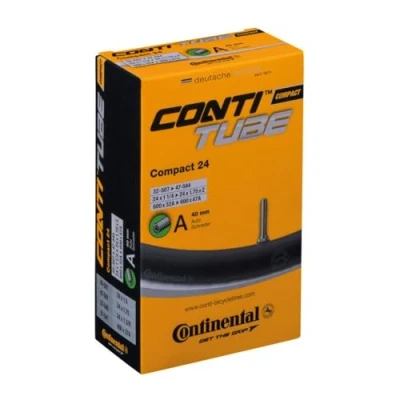 Imagen de CONTINENTAL Camara Compact Tube 24X1.75 20 Valvula SCHRAIDER 40MM Accesorios y recambios bicis, Unisex Adult, Other