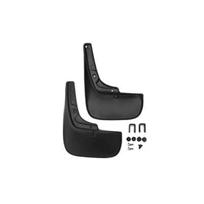 Imagen de FROSCH EXP.SGFJK001 Guardabarros de coche a Medida, aletas guardabarros, barro coche, 2 piezas con kit fijación delantero/trasero, Negro