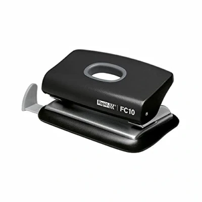 Imagen de Rapid Esselte Leitz FC10 23638501 Perforadora manual de papel (hasta 10 páginas), color negro