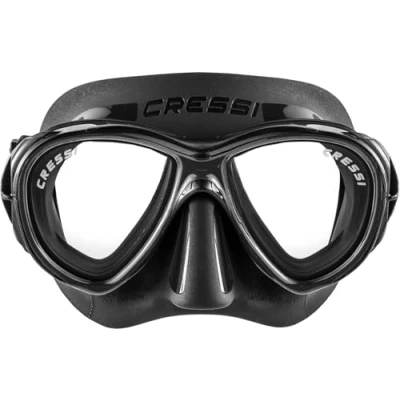 Imagen de Cressi Samoa Mask Máscara para Buceo y Snorkel, Negro/Negro, Talla Única, Unisex Adulto