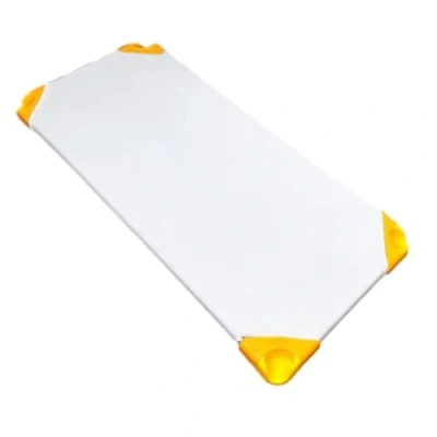Imagen de Sabana Bajera para Hamaca de guarderia con 4 Gomas.Sábanas Bajeras Cuna Apilable Guardería.145x69cm (1ud Blanco)