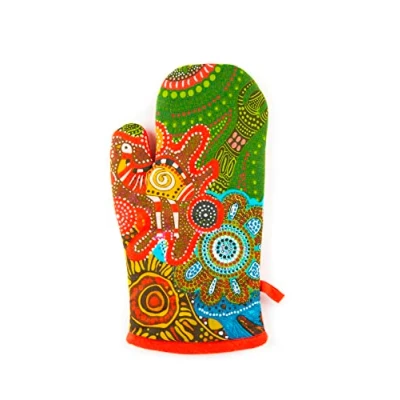 Imagen de Excelsa Aboriginal Guante de Horno, Talla única, Forro 100% algodón, Relleno poliéster