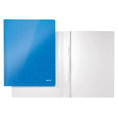 Imagen de LEITZ Schnellhefter WOW, DIN A4, Karton, blau metallic