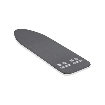 Imagen de Leifheit funda para tabla de planchar Thermo Reflect S/M en color negro antracita, acolchada tablas hasta 125 x 40 cm, reflecta el vapor y calor