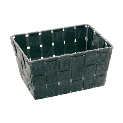 Imagen de WENKO Cesta Adria Mini Gris Mimbre de plástico