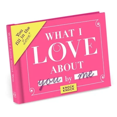 Imagen de Knock Diario con texto en inglés &quot;Fill in the love&quot; (4,5 x 3,25 pulgadas), color Love about You