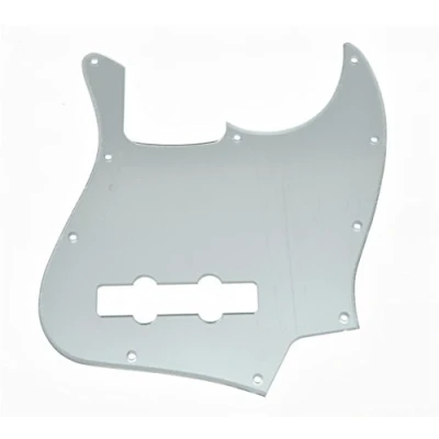 Imagen de KAISH Golpeador plateado con espejo Jazz J Bass para guardabarros de 4 cuerdas EE.UU. y mexicano