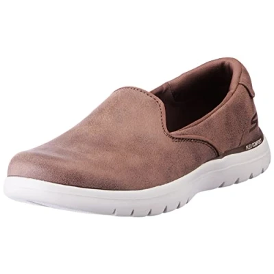 Imagen de Skechers On The go Flex Lavish, Pantuflas Mujer, Brown, 39.5 EU