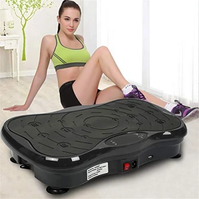Imagen de Turefans Plataforma vibratoria, de Ejercicio, vibratoria para Adelgazar, 200W, 5 programas, con Altavoz Bluetooth y Pantalla LCD, Carga máxima 120KG