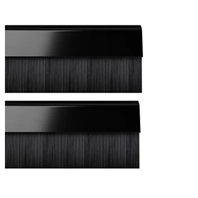 Imagen de Stormguard 02 am0010838bl cepillo BDS Cubierta para parte inferior de la puerta burlete, Negro, 838 mm, set 2 piezas