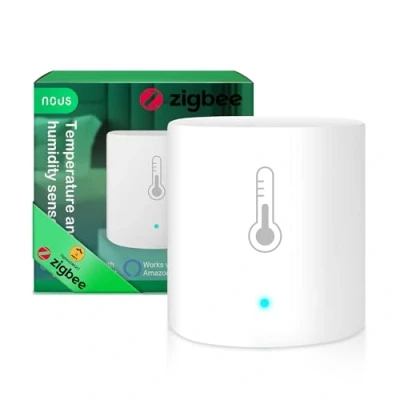 Imagen de NOUS E5 Sensor Inteligente de Temperatura y Humedad ZigBee: Monitorea tu Hogar Manera