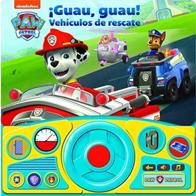 Imagen de Guau Vehiculos De Rescate. Libro Con Volante Patrulla Canina: 1 (SWHEEL)