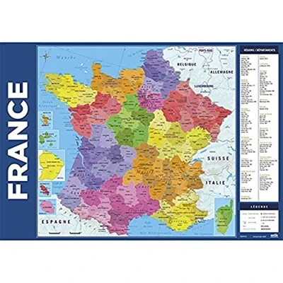 Imagen de Grupo Erik Editores Vade Escolar Carte De France 2017 (Editado en Francés)