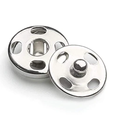 Imagen de 30 juegos de botones a presión metal para coser ropa, costura, manualidades, proyectos manualidades (25 mm)