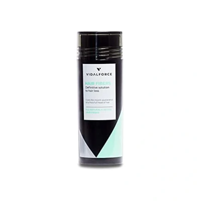 Imagen de VidalForce Fibras Capilares Rubio Oscuro 30g I 100% Vegetal Thick Fiber Polvo para pelo hombre y mujer Disimular calvicie con Fibra Capilar Natural Hair Fibers Microfibra