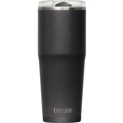 Imagen de CamelBak Thrive Vaso a prueba de fugas 30 onzas, acero inoxidable aislado, derrames, compatible con portavasos, flor amarilla