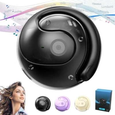 Imagen de audífonos Traductor De idiomas,Hy T26 Pro Language Translator,auriculares En Tiempo Real,audifonos Traductores Idiomas,auriculares Interpretación Simultánea,soporta Más 75 Idiomas