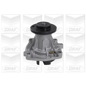 Imagen de GRAF PA802 Bomba de agua con junta anular, sin tapa mecánico Hierro fundido para accionamiento correa poli V JEEP: GRAND Cherokee 2, II