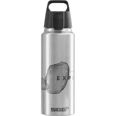 Imagen de SIGG WMB ONE Pathfinder Alu botella cantimplora (1.0 L), hermética sin sustancias nocivas, de aluminio ligera fabricada en Suiza