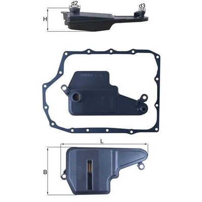 Imagen de MAHLE ORIGINAL HX 193D Filtro Caja de Cambios Automatica con junta MAZDA: CX 5 I norauto, oscaro, mister auto