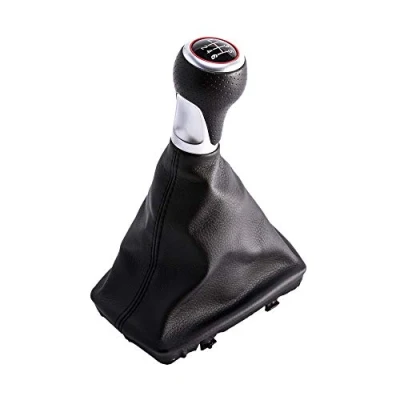 Imagen de SFONIA Coche Pomo Palanca de Cambios Stick Head Shifter Cubierta Polvo A3 S3 A4 S4 B8 8K/ A5 8T Q5 8R S Line (2007 2015) (6 Velocidades)