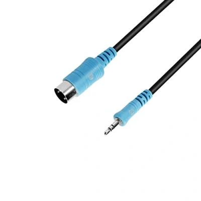Imagen de Adam Hall Cables 3 STAR BW MIDI 0090 TRS/MIDI Klinke TRS x 5 Pol 0.9 m