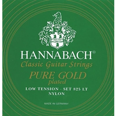 Imagen de Hannabach Cuerdas Para Guitarra Clasica, Serie 825 Tension Bajo Dorado Especial Cuerda Suelta G3/Sol3