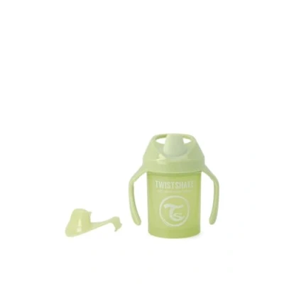 Imagen de Twistshake Mini Cup with Leak Proof Soft Drinking Spout 230ml, Spill Free Trainning Sippy Bottle Fruit Mixer and Silicone Seal for Toddlers Babies, 4+ Months, BPA Free, Cactus Green