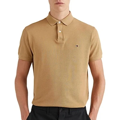 Imagen de Tommy Hilfiger 1985 Regular Polo Mw0mw17770 Camiseta Polo, Marrón (Countryside Khaki), XS Hombre