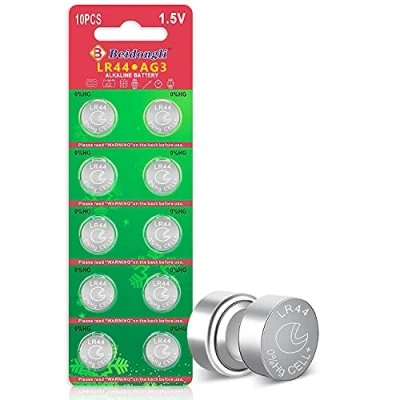 Imagen de AG13 LR44 Pilas de Botón Alcalina Batería 1,5V, 10 Piezas, Sin Mercurio y Plomo 357 / 357A L1154 A76 GPA76 【3 Años Garantía】 (lr44 10p)