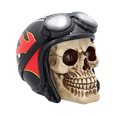 Imagen de Nemesis Now Hell Fire Figura Decorativa (17 cm), Color Marfil