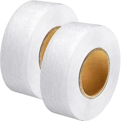 Imagen de Cinta Fusible de Tela Dobladillo Adhesiva Plancha Cada 27 Yardas 2 Paquetes (1/2 Pulgada)