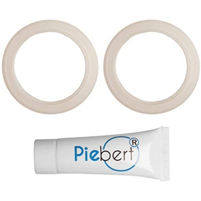 Imagen de Piebert 2 anillos de vapor 65,73 mm diámetro, junta 21531 + grasa especial 10 ml para Gastroback Design Espresso Advanced 42611 42612/S 42620 42609S