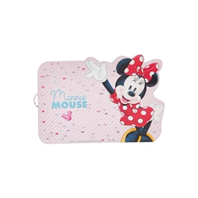 Imagen de ALMACENESADAN, 4967, Mantel Individual Disney Minnie Mouse Spring Look; Dimensiones 43x29cm, Ideal para casa y el Cole; Producto Reutilizable, sin BPA