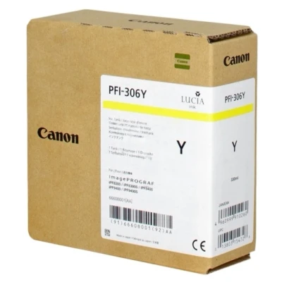 Imagen de Canon PFI 306 Y Cartucho de Tinta, Amarillo